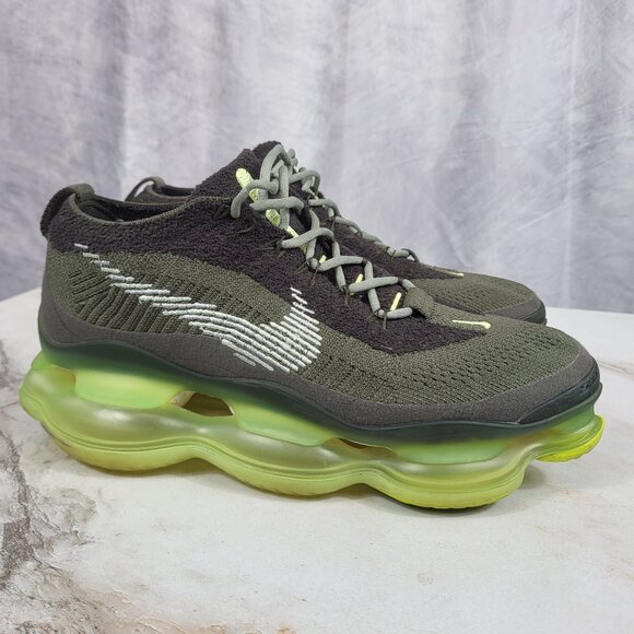 Nike Air Max Scorpion FK Barely Volt New Running Sneakers Trainers Men Size 9.5 - Picture 1 of 13